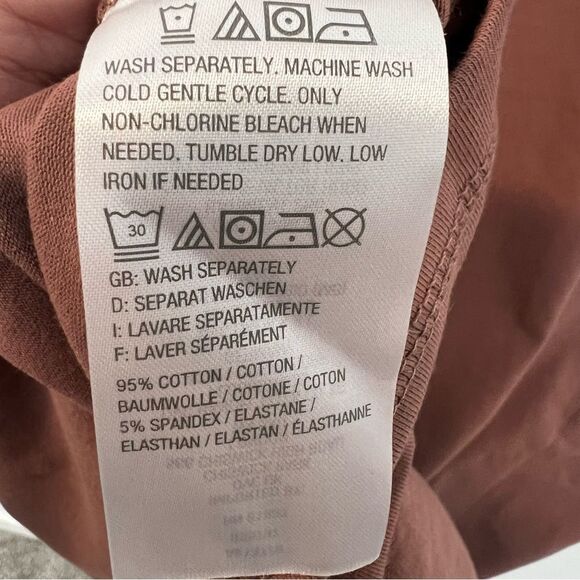 New Denim& Co Perfect Jersey 3/4 Sleeve Round Neck Top | Size M - Picture 6 of 9